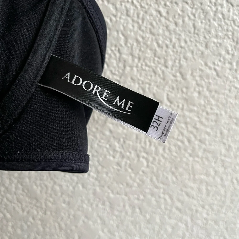 Adore Me Black Underwire Scoop Bikini Top - Picture 6 of 7